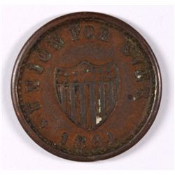 CIVIL WAR TOKEN, UNION FOR EVER