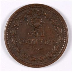 CIVIL WAR TOKEN, OUR COUNTRY