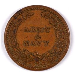 CIVIL WAR TOKEN, ARMY & NAVY