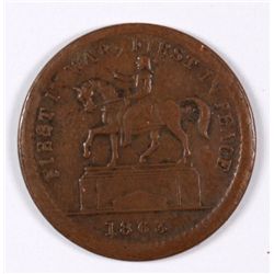 CIVIL WAR TOKEN, FIRST IN WAR, FIRST IN PEACE