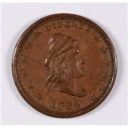 CIVIL WAR TOKEN, LIBERTY, OUR ARMY