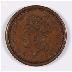 CIVIL WAR TOKEN, OUR NAVY