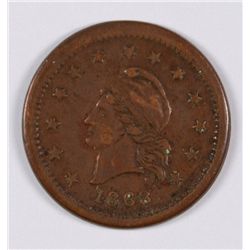 CIVIL WAR TOKEN, WILSON'S 1 MEDAL