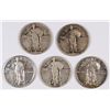 Image 1 : (5) STANDING LIBERTY QUARTERS (23, 24, 26, 26-D, 27)