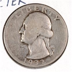 1932-D WASHINGTON QUARTER G/VG