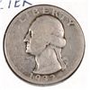 Image 1 : 1932-D WASHINGTON QUARTER G/VG