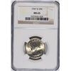 Image 1 : 1947-D WASHINGTON QUARTER NGC MS-65