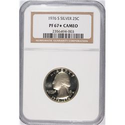 1976-S SILVER WASHINGTON QUARTER NGC PF-67 STAR