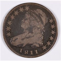 1811 BUST HALF DOLLAR VG/F
