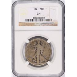 1921 WALKING LIBERTY HALF DOLLAR NGC G-4