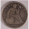 Image 1 : 1859-O SEATED DOLLAR VG/F