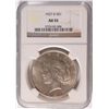 Image 1 : 1927-D PEACE DOLLAR NGC AU-55