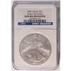 Image 1 : 2007 SILVER AMERICAN EAGLE NGC GEM UNC