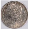 Image 1 : 1833 BUST HALF DOLLAR, AU-55 LOTS OF LUSTER!