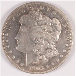 1903-O MORGAN SILVER DOLLAR, XF  NICE, KEY COIN