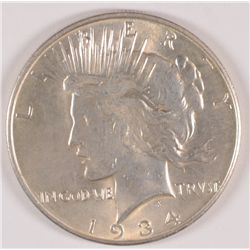 1934 D PEACE DOLLAR CH BU++