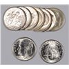 Image 1 : 5-1947-S AND 4-1950-S GEM BU ROOSEVELT DIMES   GEMS!!