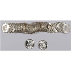41 PIECES GEM BU 1950 ROOSEVELT DIMES