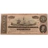 Image 1 : 1864 $20 CONFEDERATE STATES OF AMERICA