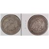 Image 2 : (2) SEATED HALF DOLLARS (58-O, 77-S)