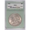 Image 1 : 1921 MORGAN DOLLAR NTC MS-64