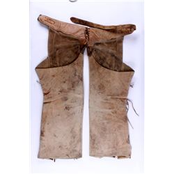 Chaps from Henry Dahlem The First Sheriff of Cody Wyoming circa 1880's