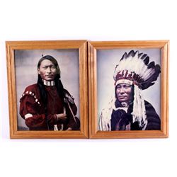 L.A. Huffman Colored Prints This lot includes a pa