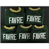 Image 1 : Lot of (10) Brett Favre Signed Packers Jerseys with (5) White & (5) Green (Favre COA)