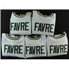 Image 2 : Lot of (10) Brett Favre Signed Packers Jerseys with (5) White & (5) Green (Favre COA)