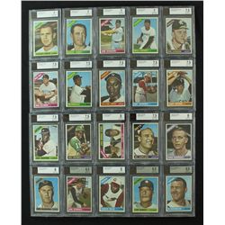 Lot of (99) BVG Graded Rare 1966 O-Pee-Chee Blank Back Baseball Cards (BVG)