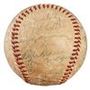Image 4 : 1954 Yankees Game-Used OAL Baseball Team-Signed by (27) with Mickey Mantle, Yogi Berra, Whitey Ford,
