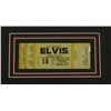Image 4 : Elvis Presley Signed MGM Inc Contract In Custom 24x32 Shadow Box With Unused Concert Ticket & Unused
