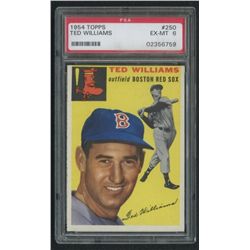 1954 Topps #250 Ted Williams (PSA 6)