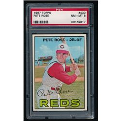 1967 Topps #430 Pete Rose (PSA 8)