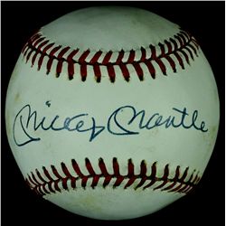 Mickey Mantle Signed OAL Baseball (JSA)