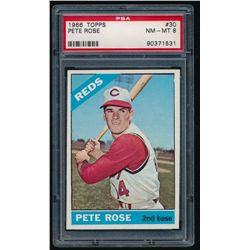 1966 Topps #30 Pete Rose (PSA 8)