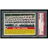 Image 1 : 1956 Topps #251 Yankees Team (PSA 7)