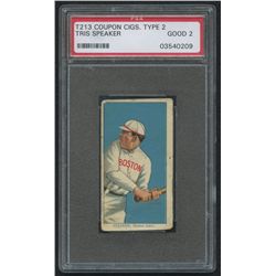 1910-19 Coupon Cigarettes T213 #226 Tris Speaker Type 2 (PSA 2)