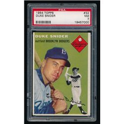 1954 Topps #32 Duke Snider (PSA 7)