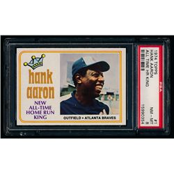 1974 Topps #1 Hank Aaron All Time HR King - 715 (PSA 8)