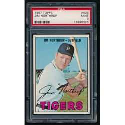 1967 Topps #408 Jim Northrup (PSA 9)