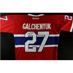 Alex Galchenyuk Signed Canadiens Jersey (PSA COA)