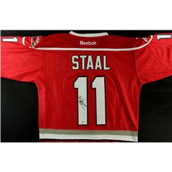 Eric Staal Signed Hurricanes Jersey (PSA COA)