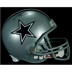 Emmitt Smith Signed Cowboys Full-Size Helmet Inscribed "HOF 2010" (Smith Hologram)