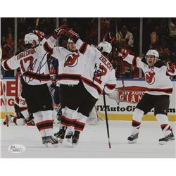Ilya Kovalchuk & Marek Zidlicky Signed Devils 8x10 Photo (JSA COA)