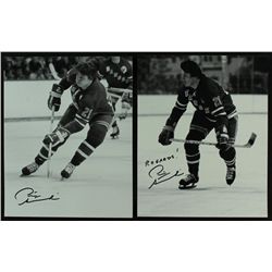Lot of (2) Pete Stemkowski Signed Rangers 8x10 Photos (PA LOA)