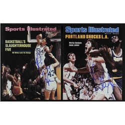 Lot of (2) Bill Walton Signed Trail Blazers 8x10 Photos (PA LOA)