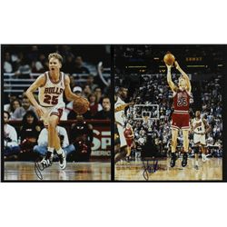 Lot of (2) Steve Kerr Signed Bulls 8x10 Photos (PA LOA)