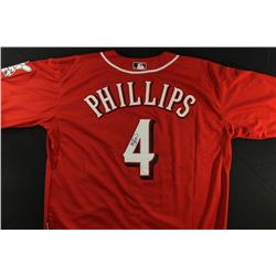 Brandon Phillips Signed Reds Jersey (JSA COA)