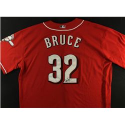 Jay Bruce Signed Reds Jersey (JSA COA)